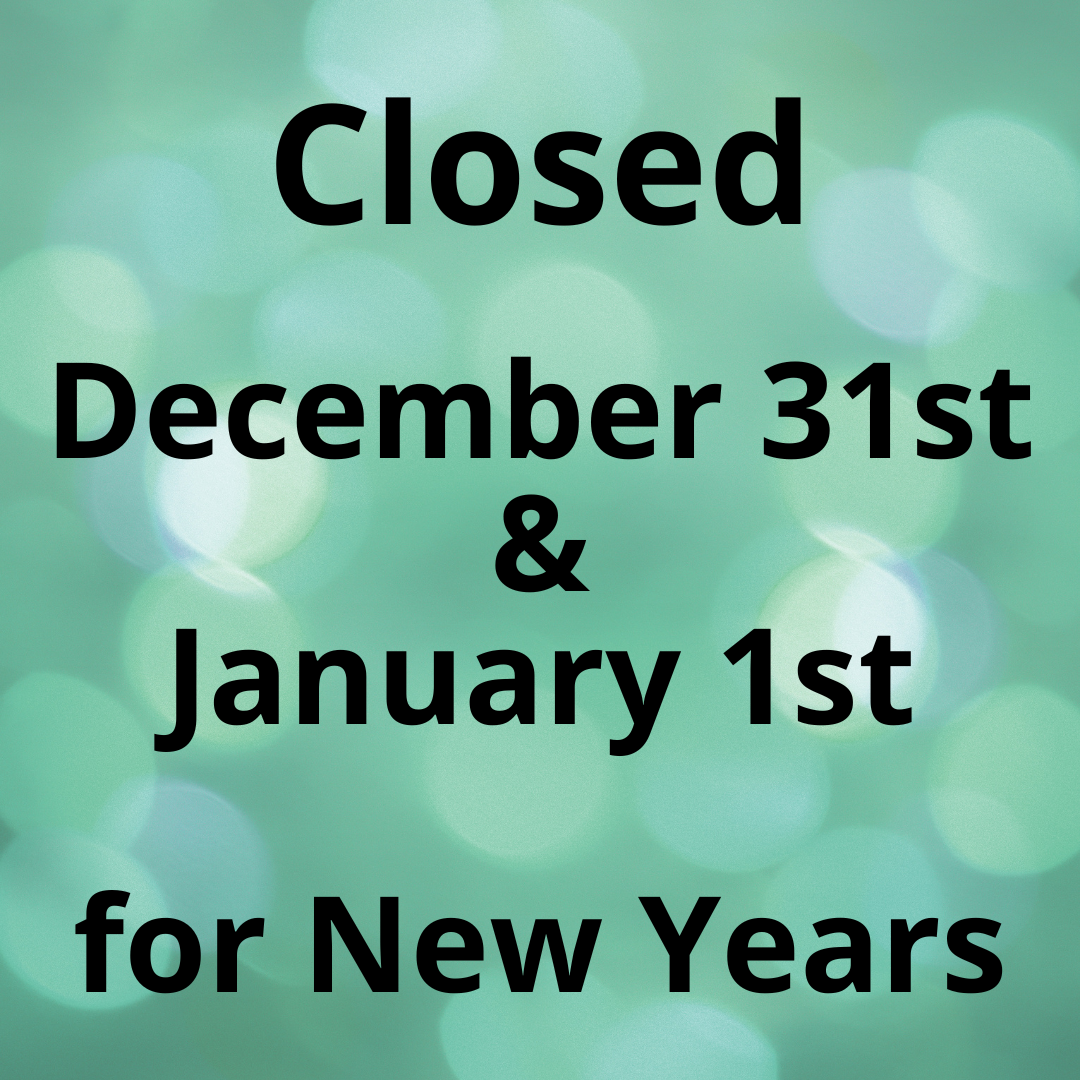 Closed for New Year's Eve