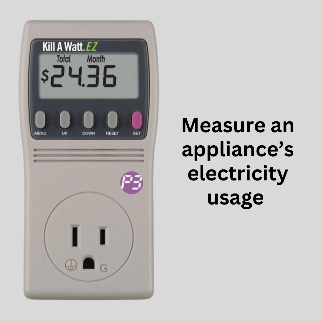 Measure an appliance’s electricity usage