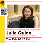 Romance & Regency with Bridgerton's Julia Quinn