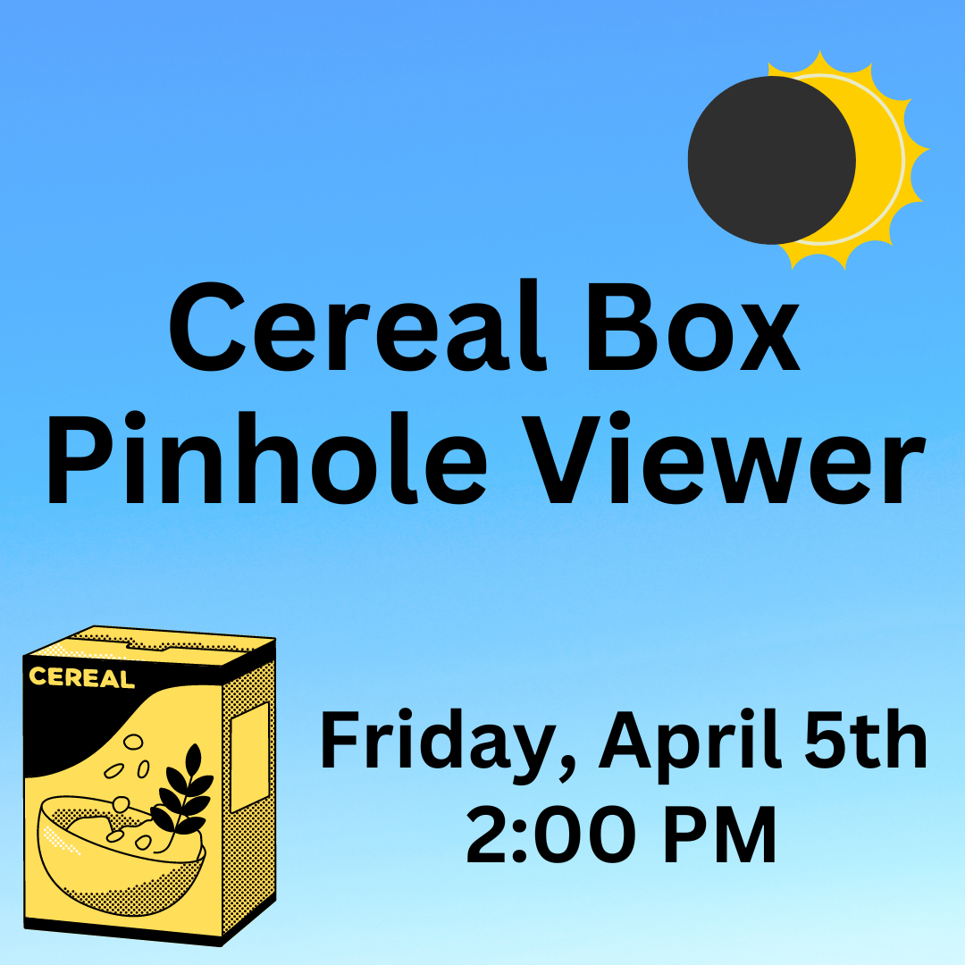 Cereal Box Pinhole Viewer