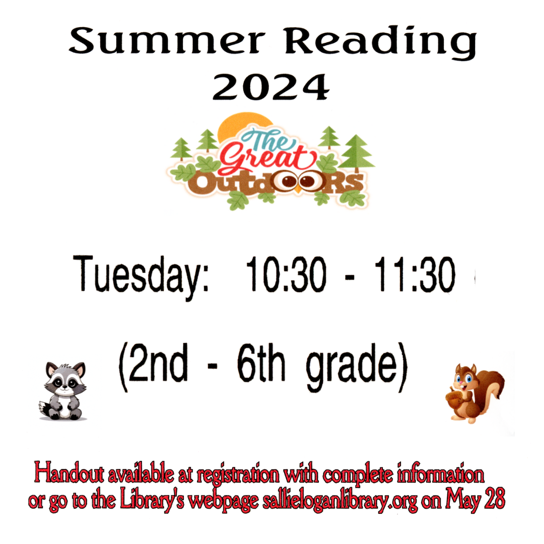Summer Reading - 2nd to 6th grades