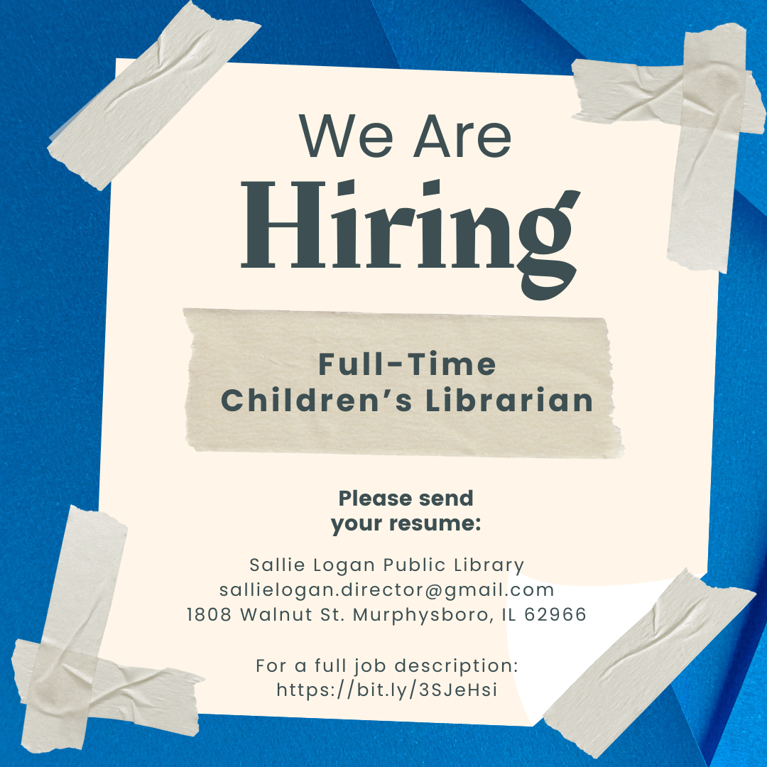 We're Hiring a Children's Librarian!