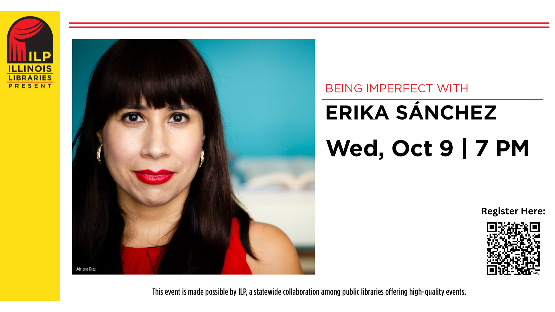 ILP Presents: Being Imperfect with Erika Sanchez