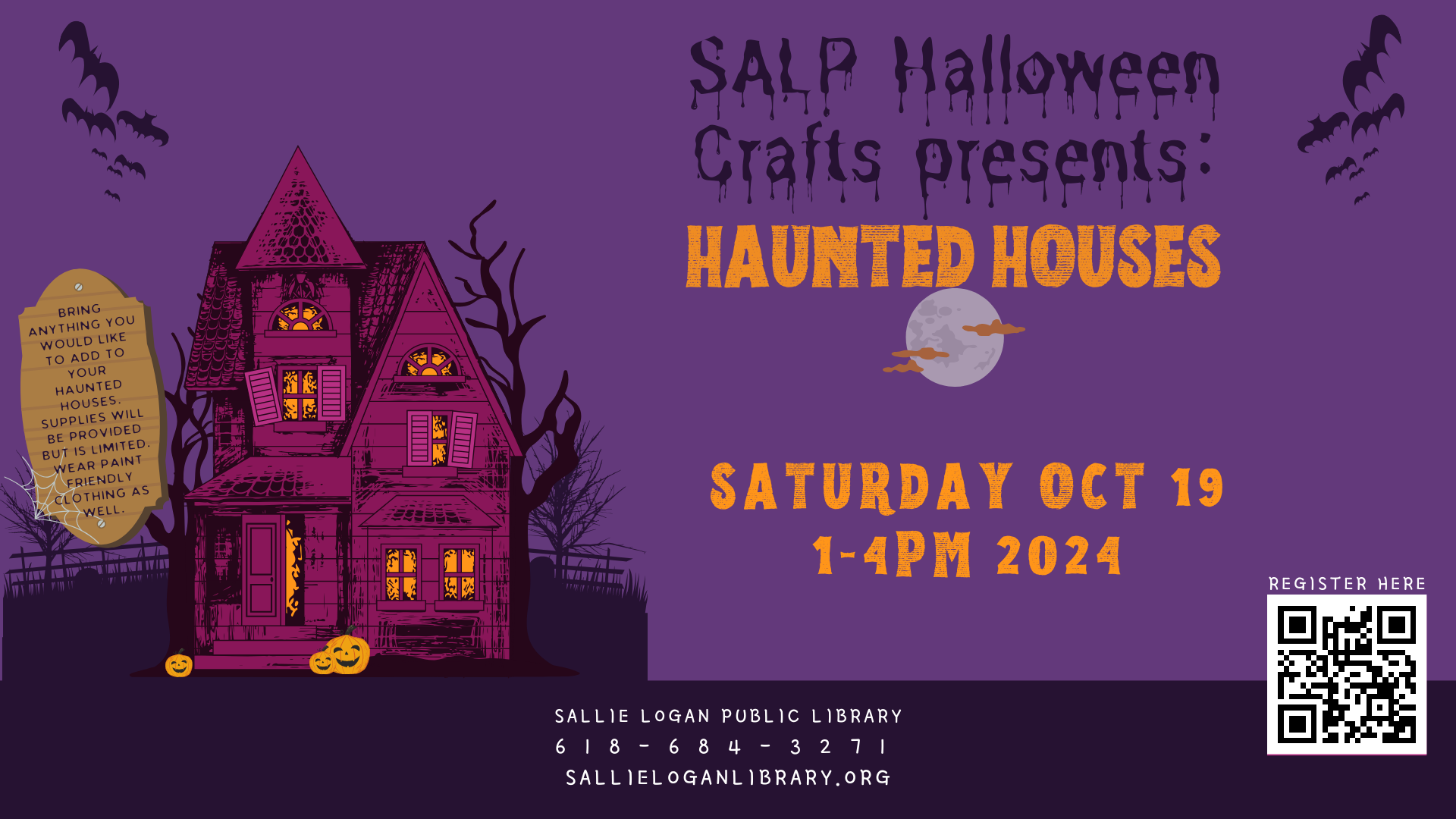 SALP Halloween Crafts presents: Haunted Houses