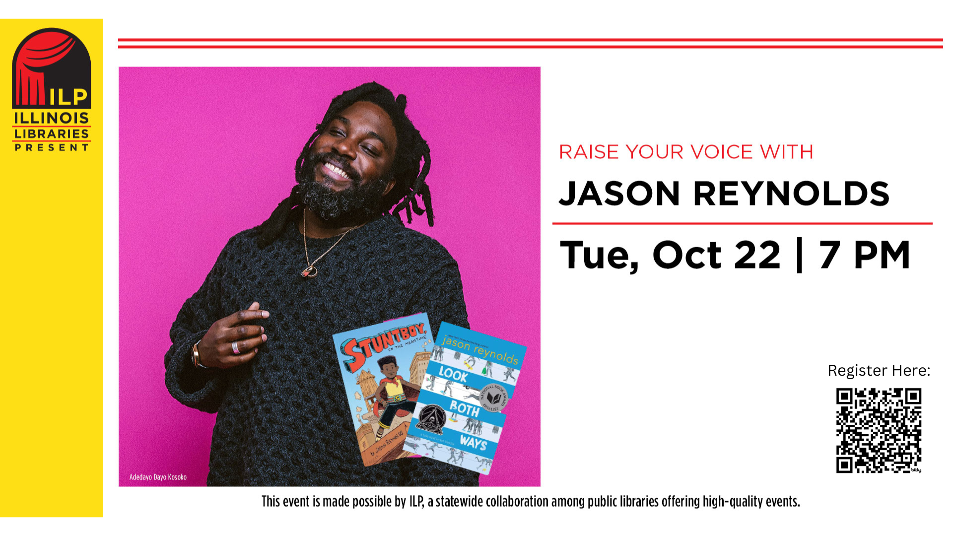 ILP Presents: Raise Your Voice with Jason Reynolds